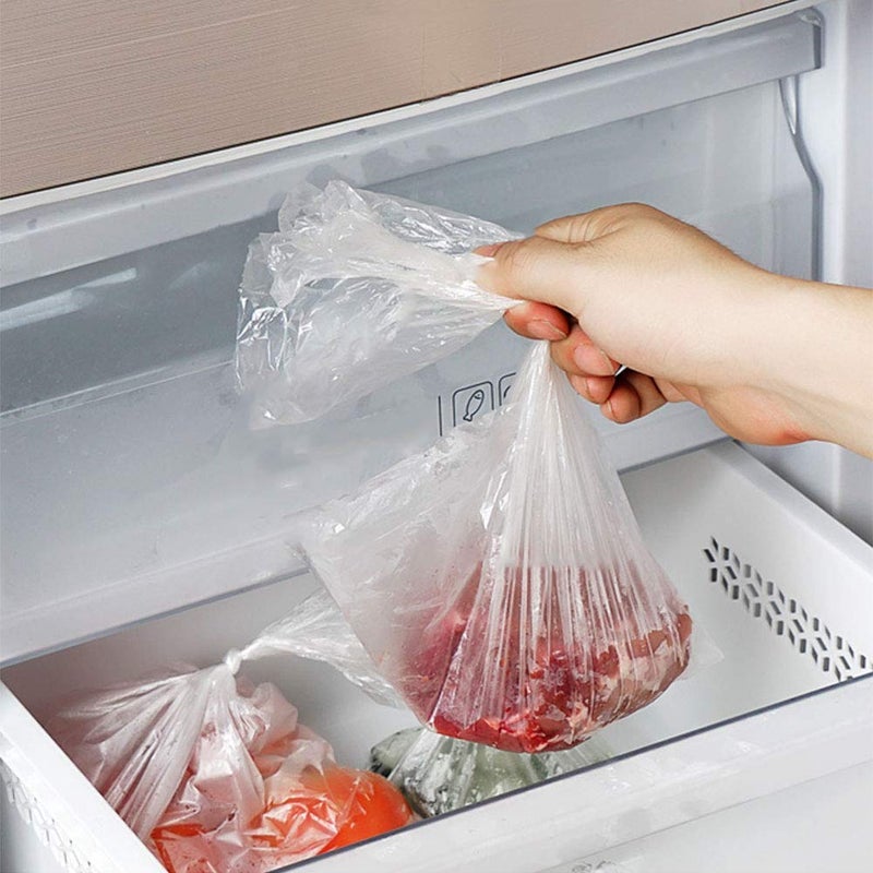 BESTEASY Food Storage Bags, 16" X 20" Clear Plastic Produce Bags on a Roll, Durable Plastic Bags for Bread Fruits Vegetable 350 Bags/Roll (1 Roll) - Image 4